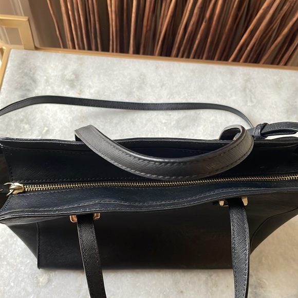 Kate Spade New York black satchel with crossbody strap - Picture 9 of 10